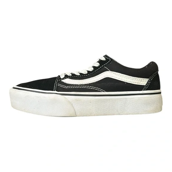 VANS Old Skool Plat Classics Black White Men's Size 5.0 Women’s 6.5 - Picture 5 of 9